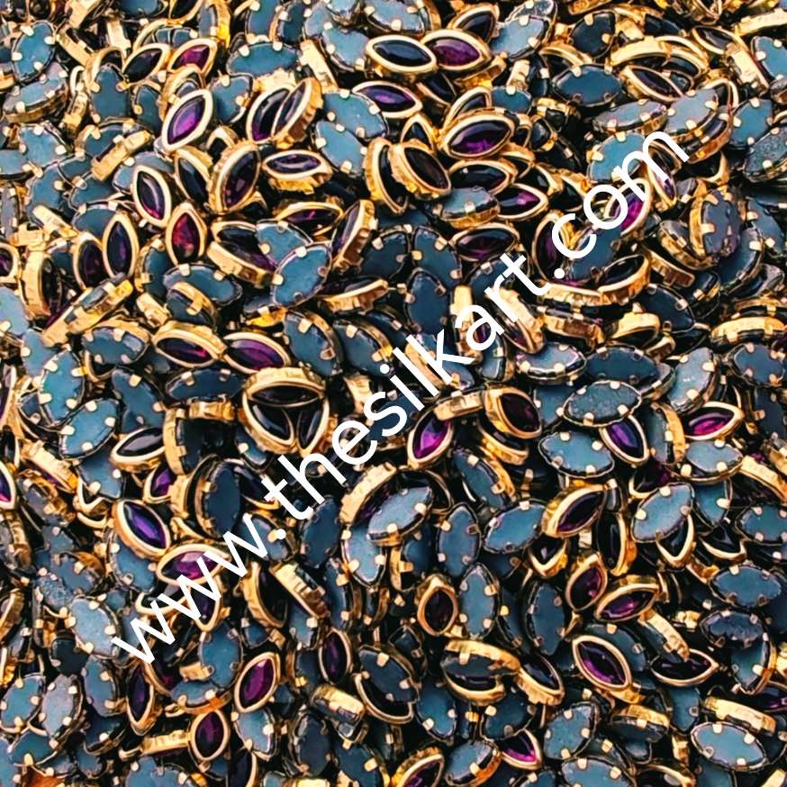 6k Eye shape dark purpule glossy