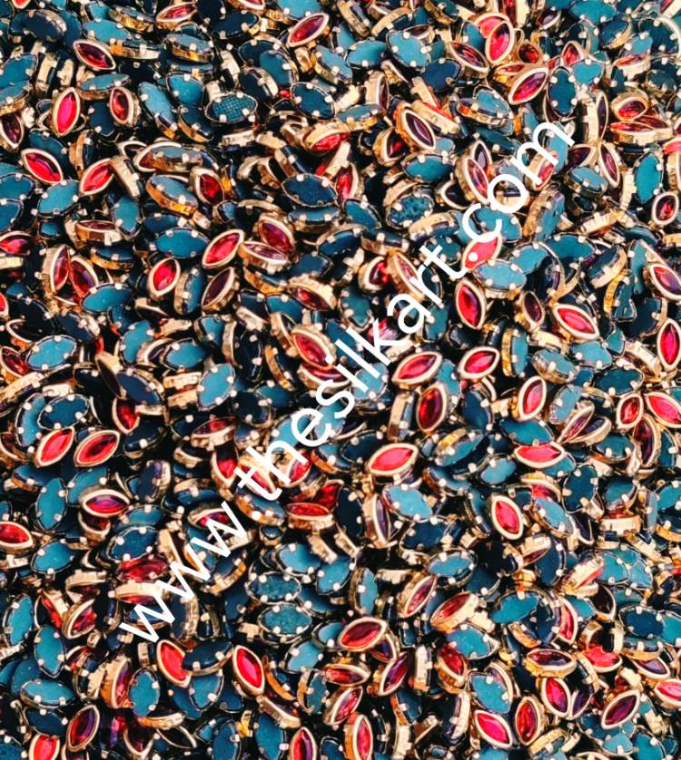 6k Eye shape dark Red glossy