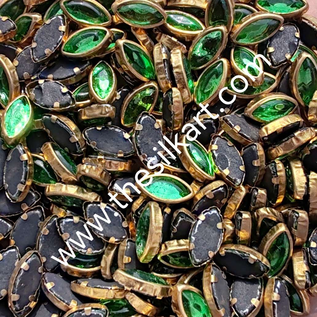 8k eye shape light green glossy