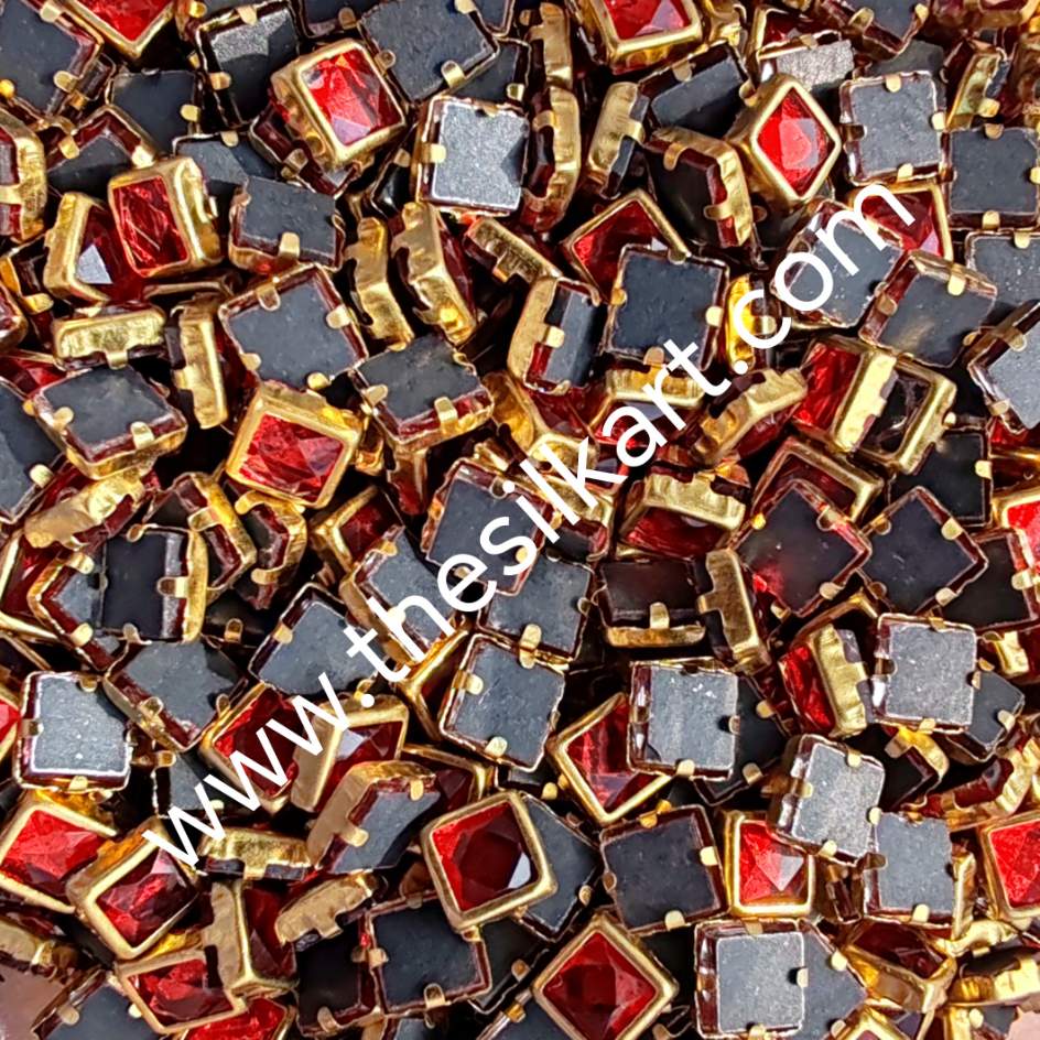 4*4 square red glossy