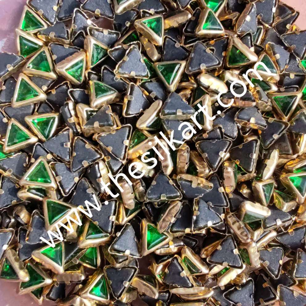 Triangle light green glossy