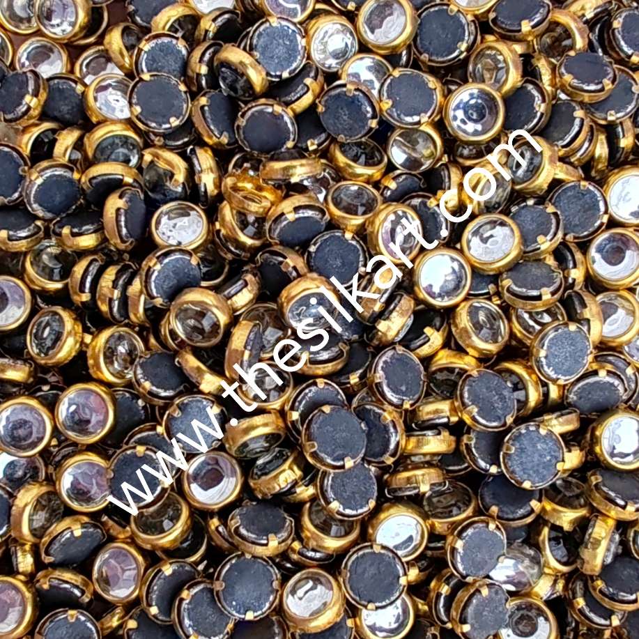 4mm round glossy white