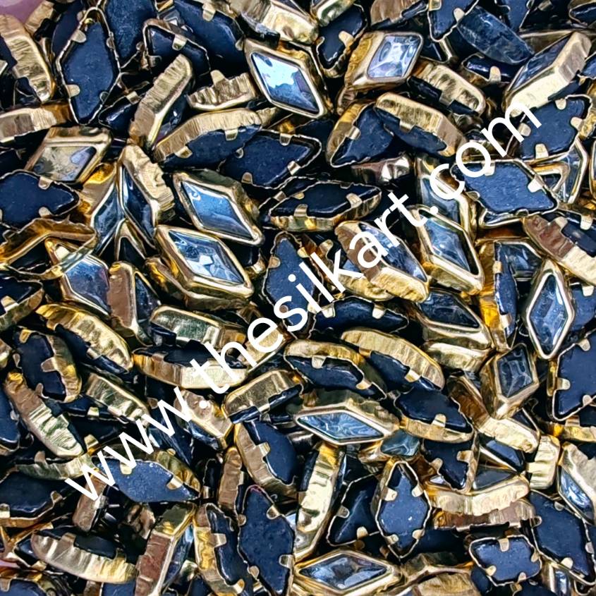 Diamond shape glossy white