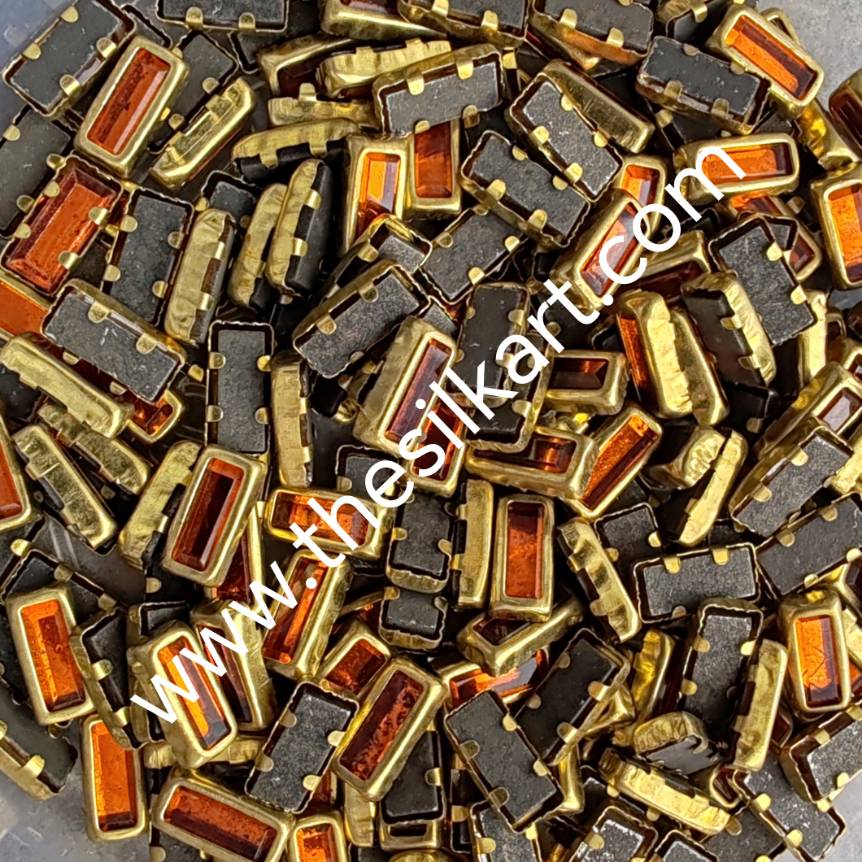 3*7 reactangle orange glossy