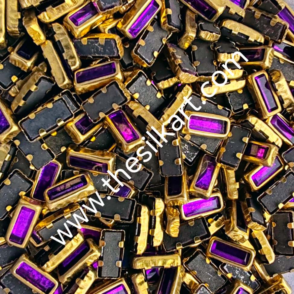 3*7 reactangle purpule glossy