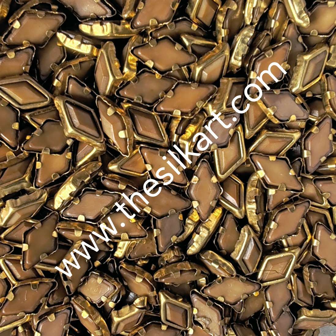 diamond shape dark pesara pacha colour matt