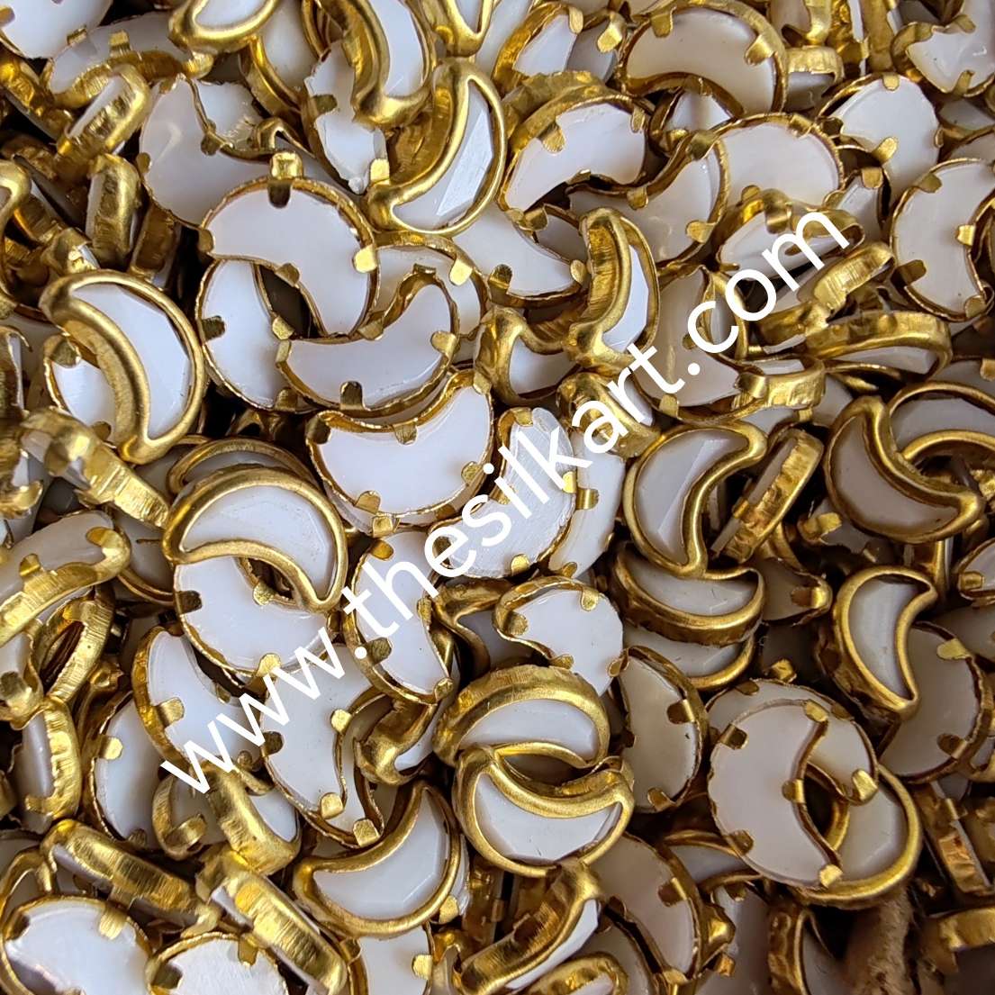 half moon white matt