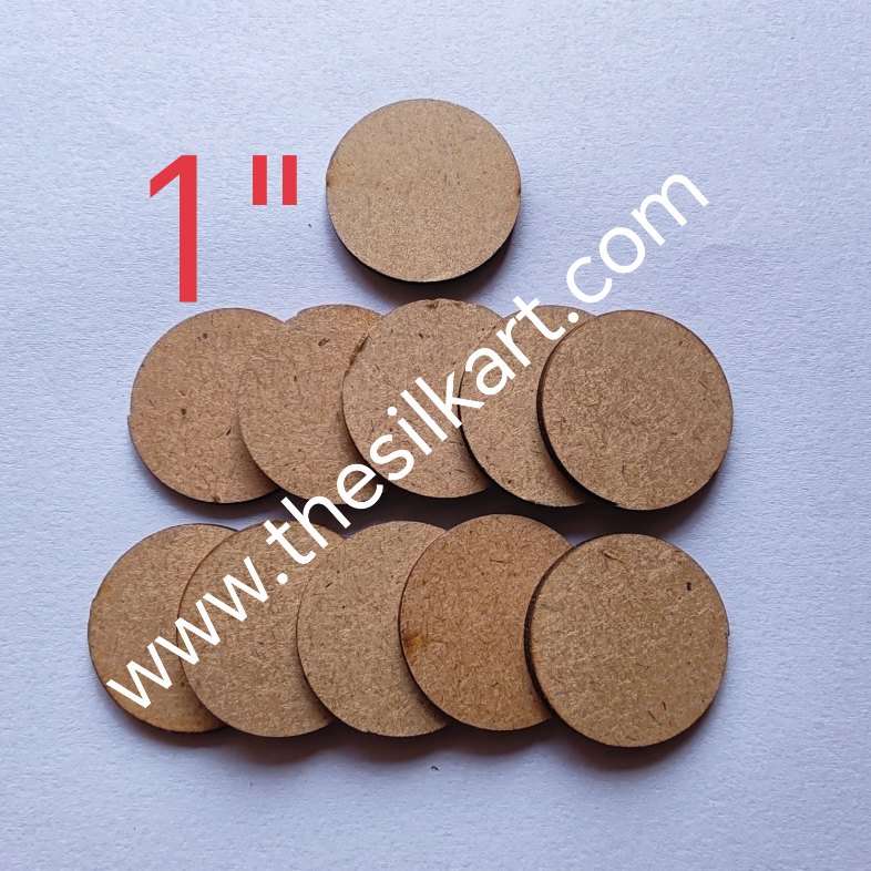MDF 1inch base round shape