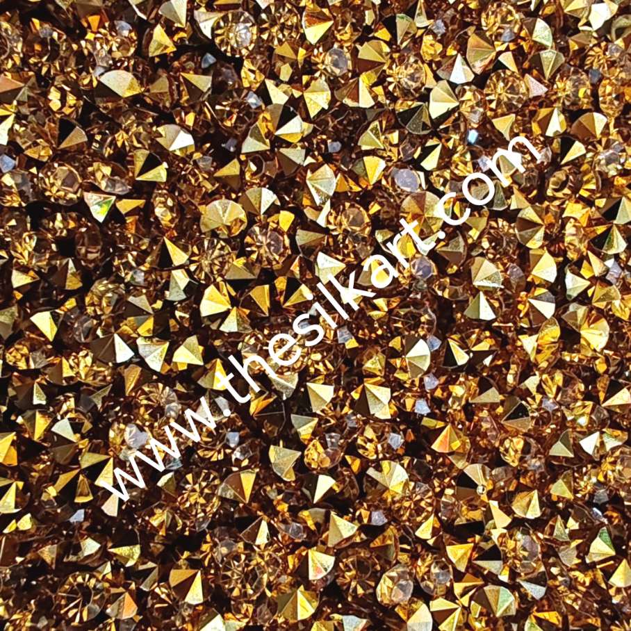 gold colour plastic jercons