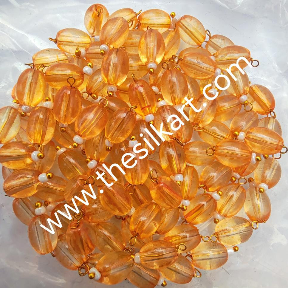 yellow colour hanging beads