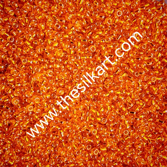 orange colour sugar beads