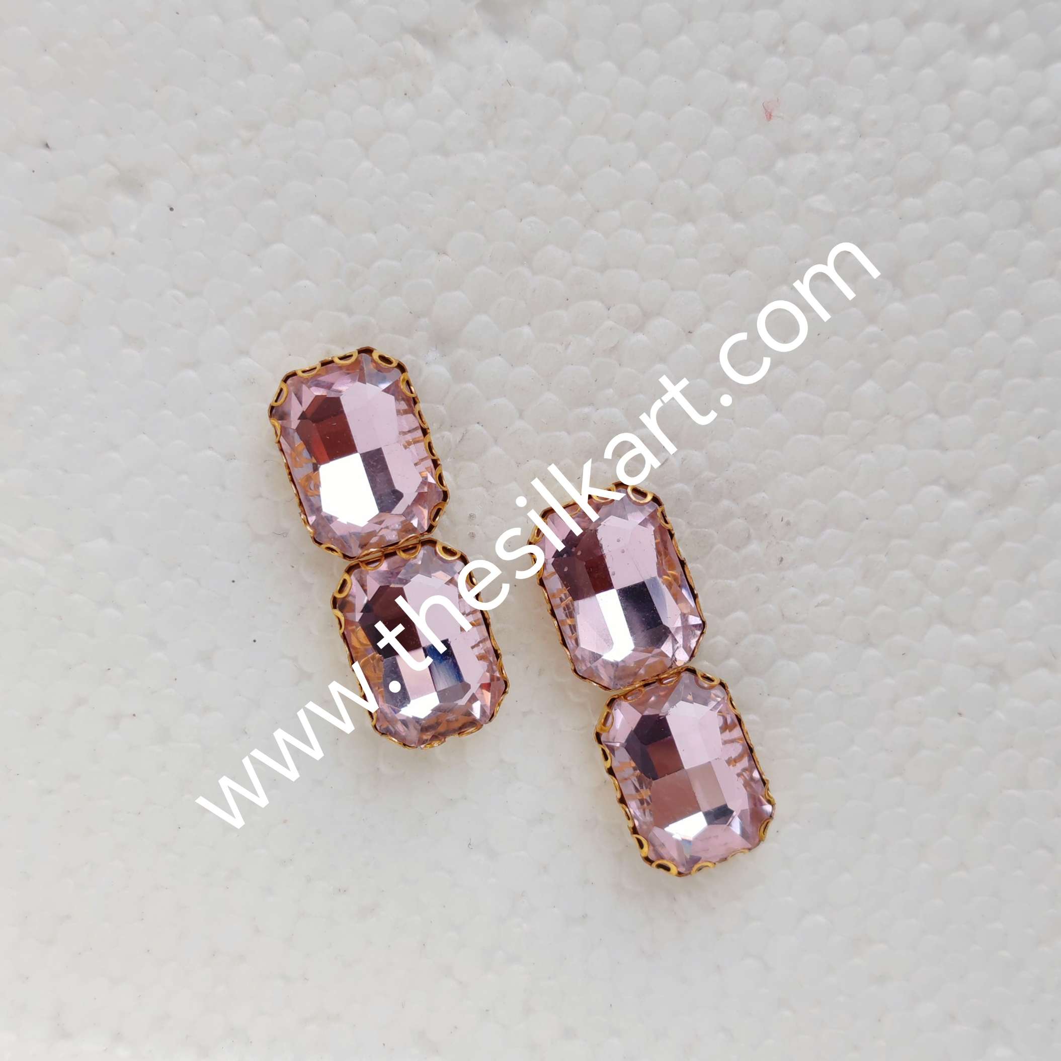 10*14 size reactangles  baby pink colour