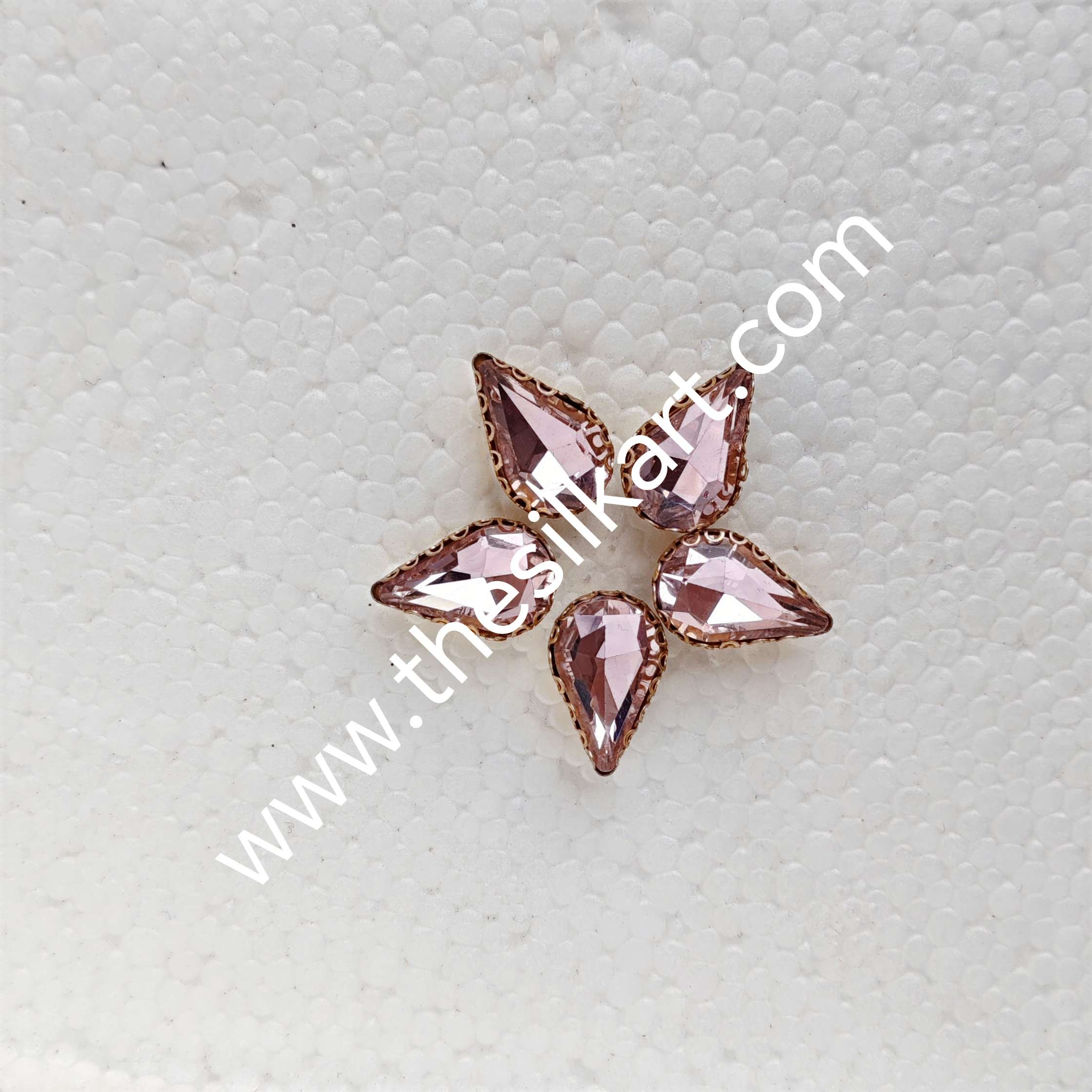 10*8 size drop baby pink clipstones