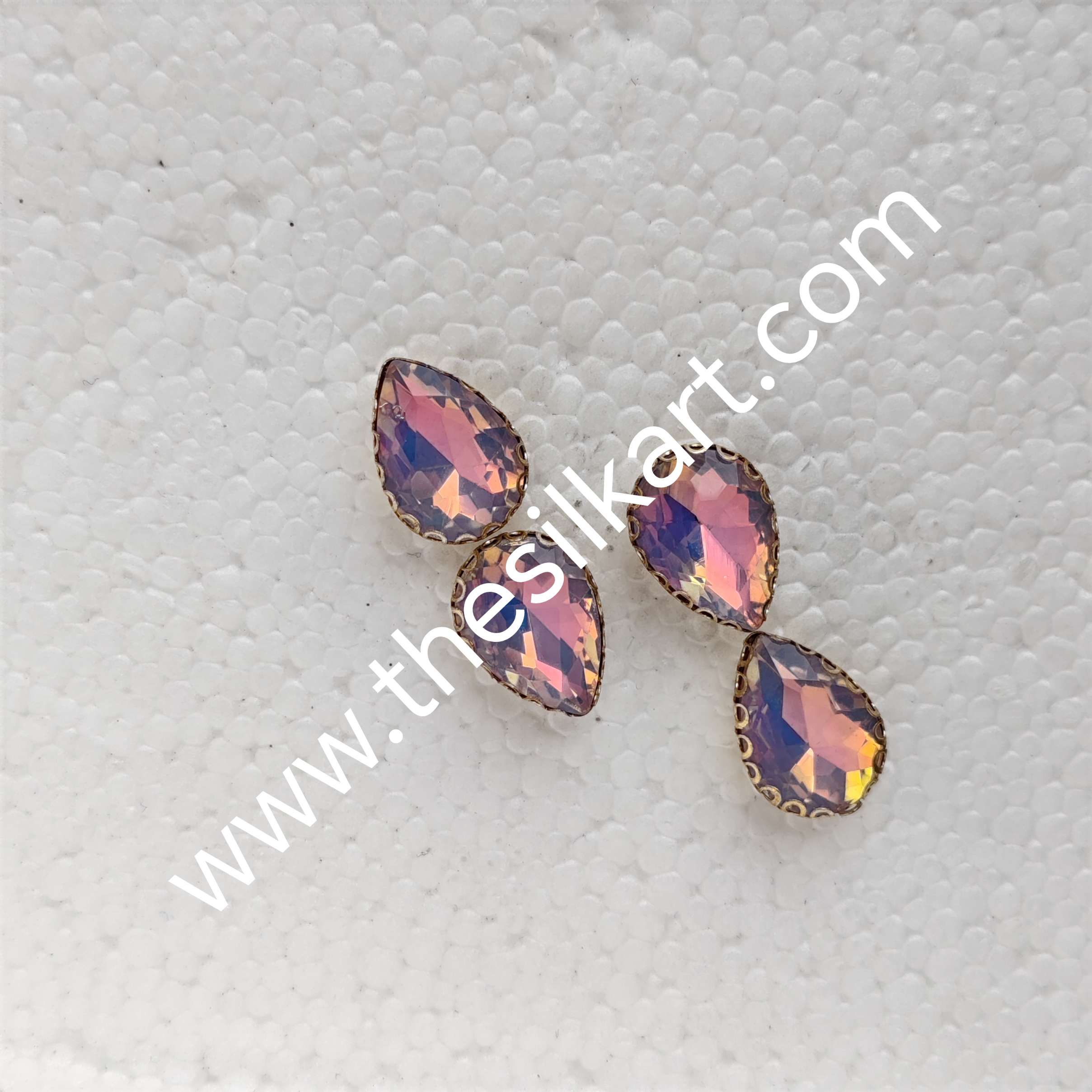 10*14 size drop shape pestral colours-yash