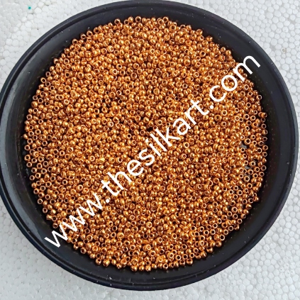 3mm gold colour beads