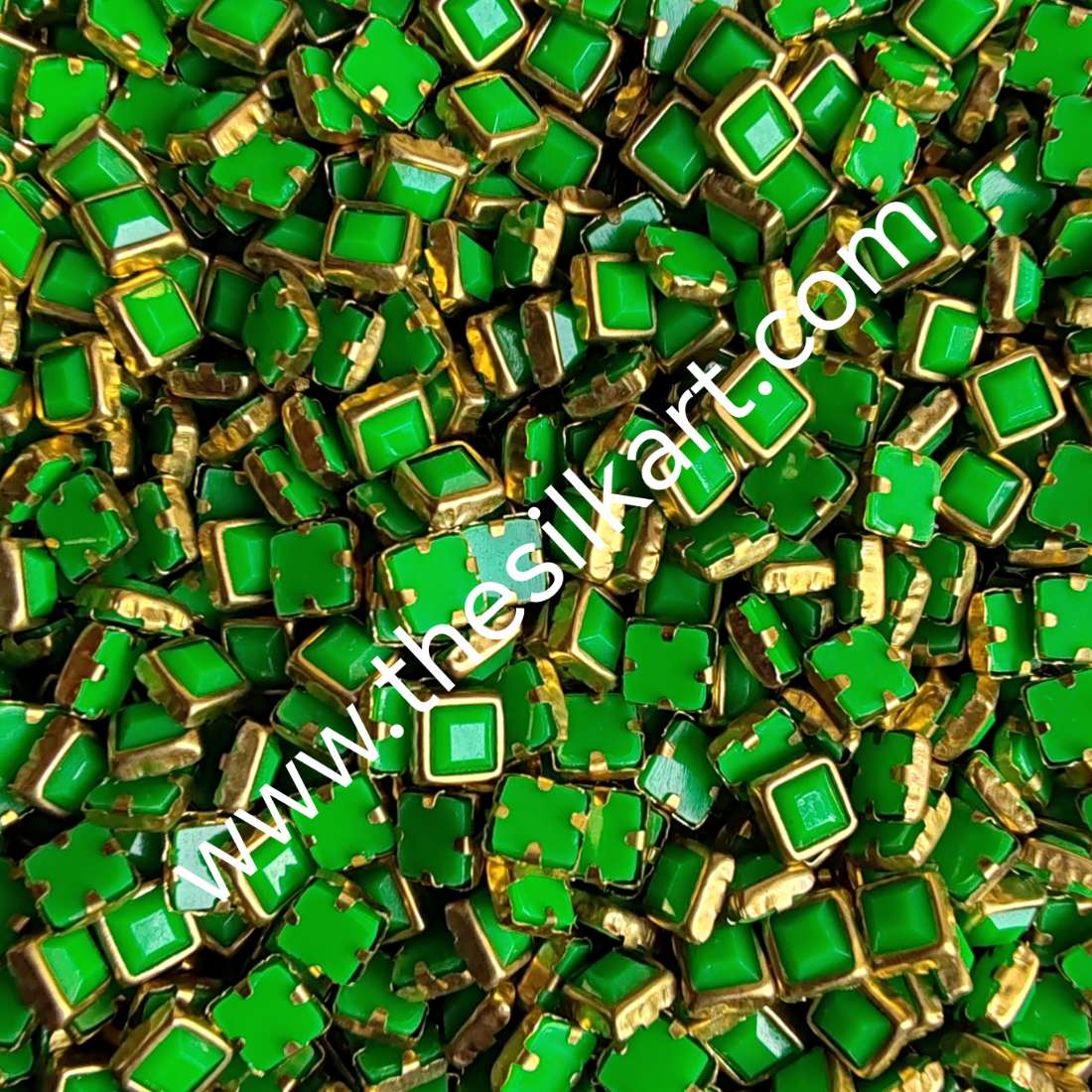 4*4 square leaf green matt