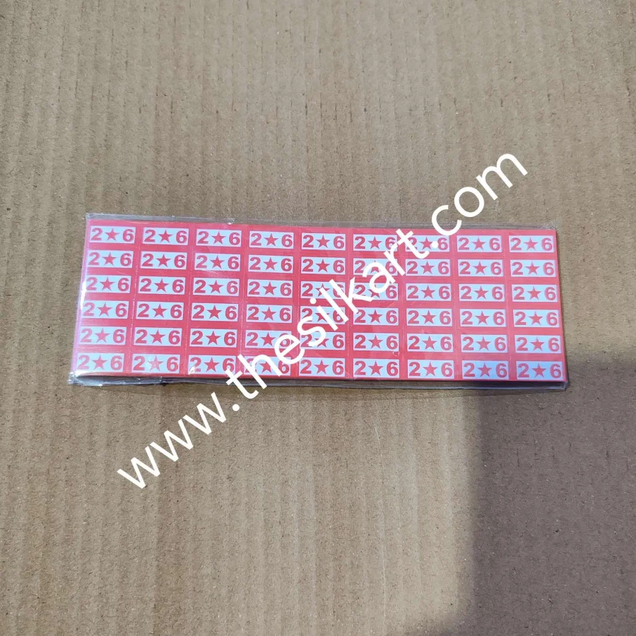 2*6 size stickers